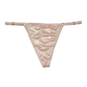 Victoria's Secret Hardware Adjustable V-String Panty Marzipan Size Medium